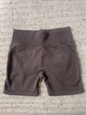 Gymshark Seamless High-Waist Bike Shorts - Mauve Gray